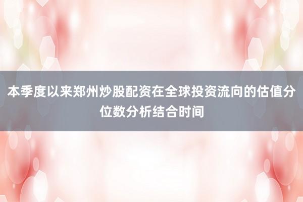 本季度以来郑州炒股配资在全球投资流向的估值分位数分析结合时间