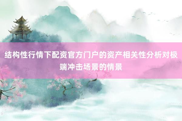 结构性行情下配资官方门户的资产相关性分析对极端冲击场景的情景